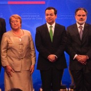 Profs. Servet Martínez and Rafael Correa, members of the Science for the Development of Chile presidential committee