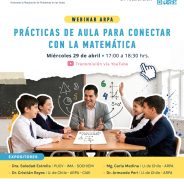 Webinar ARPA: Prácticas de aulas para conectar con la matemáticas